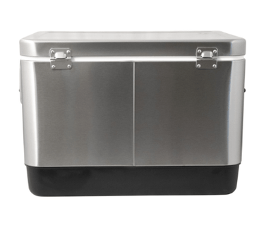 KOMOS Stainless Steel Jockey Box (2 Tap) - Front Entry - back view
