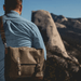 ADVENTURE WINE TOTE-with man carrying tote over his shoulder