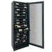 Allavino  - Reserva Series 67 Bottle 71 Tall Dual Zone Right Hinge Black Shallow Wine Refrigerator Console - Open view of wine refrigerator