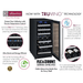 Allavino 15 Wide FlexCount II Tru-Vino 30 Bottle Dual Zone Stainless Steel Right Hinge Wine Refrigerator - Details of wine refrigerator