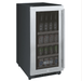 Allavino 15" Wide FlexCount II Tru-Vino Stainless Steel Left Hinge Beverage Center, SS, LHH - front view