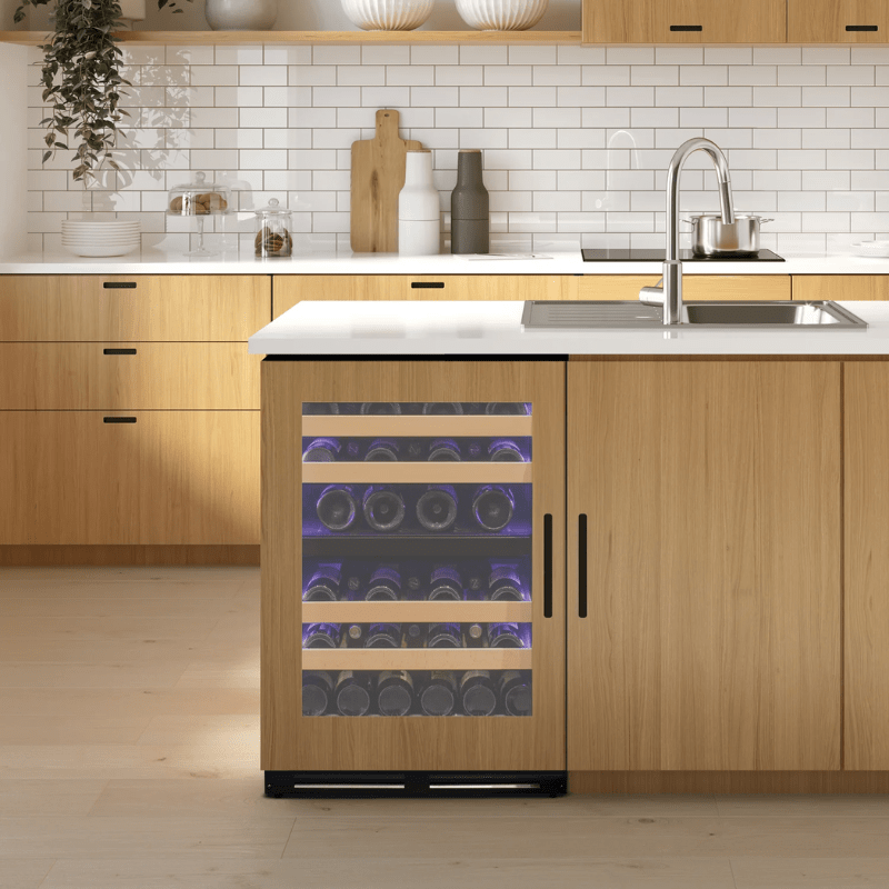 Allavino 24 Wide Dual Zone Panel Ready Wine Refrigerator - Perfect to put in the kitchen