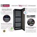 Allavino 24 Wide FlexCount II Tru-Vino 172 Bottle Dual Zone Stainless Steel Right Hinge Wine Refrigerator - Description of wine refrigerator