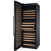 Allavino 24 Wide FlexCount II Tru-Vino 177 Bottle Single Zone Black Left Hinge Wine Refrigerator - Open view of wine refrigerator