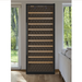 Allavino 32" Wide Vite II Tru-Vino 277 Bottle Single Zone Black Right Hinge Wine Refrigerator - freestanding beside windows