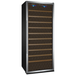 Allavino 32 Wide Vite II Tru-Vino 277 Bottle Single Zone Stainless Steel Right Hinge Wine Refrigerator - Front view of wine refrigerator