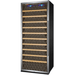 Allavino 32 Wide Vite II Tru-Vino 305 Bottle Single Zone Stainless Steel Left Hinge Wine Refrigerator - Front view of wine refrigerator