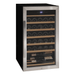 Allavino Cascina Series 33 Bottle Single Zone Freestanding Wine Refrigerator Cooler with Stainless Steel Door - Front view of wine refrigerator