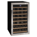 Allavino Cascina Series 50 Bottle Single Zone Freestanding Wine Cooler Refrigerator with Stainless Steel Door - Front view of wine refrigerator