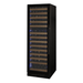 Allavino Reserva Series 154 Bottle 71 Tall Dual Zone Left Hinge Black Glass Door Wine Refrigerator - Front view of wine refrigerator