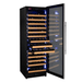 Allavino Reserva Series 163 Bottle 71 Tall Single Zone Right Hinge Stainless Steel Wine Refrigerator - Open view of wine refrigerator