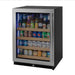 Allavino Reserva Series 24" Wide Stainless Steel Left Hinge Beverage Center - front view 