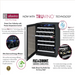 Allavino 24" Wide FlexCount II Tru-Vino 56 Bottle Single Zone Black Left Hinge Wine Refrigerator - Tru Vino technology