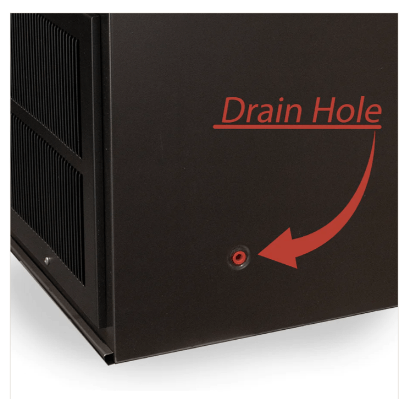 Allavino Wine Cellar Cooling Unit (1000 Cu.Ft. Capacity) - Bronze - drain hole