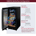 Allavino 15-Inch Reserva Series Stainless Steel Beverage Center with Tru-Vino Cooling and 8-Color LED Lighting