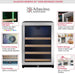 Allavino Reserva Series 24" Wide Reserva Series Stainless Steel Right Hinge Beverage Center - details