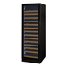 Allazino Reserva Series 163 Bottle 71 Tall Single Zone Left Hinge Black Glass Door Wine Refrigerato - Front view of wine refrigerator