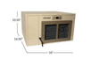 Breezaire WKCE 1060 Wine Cellar Cooling Unit - dimensions 