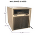 Breezaire WKL 8000 Wine Cellar Cooling Unit - Black Series - dimensions