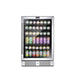 Empava 24 Inch Freestanding & Under Counter Beverage Fridge - front view with cans inside