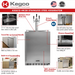 Kegco 24" Wide Triple Tap Stainless Steel Built-In Left Hinge Kegerator with Kit - features of kegerator