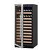 KingsBottle 100 Bottle Kitchen Wine Refrigerator - front and side view