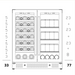 KingsBottle 30" Combination Beer and Wine Cooler with Low-E Glass Door, SS - diagram showing can and bottle capacity