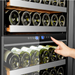 LanboPro 143 Bottle Tripe Zone Wine Cooler, SS - touch controls