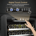 LanboPro 153 Bottle Dual Zone Wine Cooler with Stainless Steel Trim - digital touch control