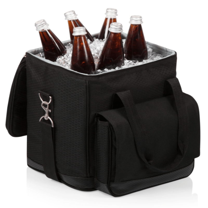 Legacy Barware Cellar 6-Bottle Wine Carrier & Cooler Tote - Wine Cooler Carrier With Wine and Ice