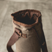 Legacy Barware Waxed Canvas Wine Tote - Open View of the Wine Tote