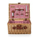 Picnic Time Classic Wine & Cheese Picnic Basket - Front View with lid open