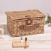 Picnic Time Classic Wine & Cheese Picnic Basket - Closed View Basket