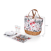 Picnic Time Promenade Picnic Basket - Floral Pattern - Dimensions of the floral picnic basket