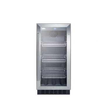 Summit 15" Wide Built-In Beverage Center - front view