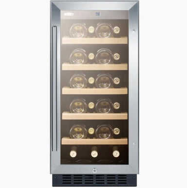 Summit 15" Wide Built-In Wine Cellar, ADA Compliant - front view