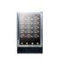 Summit 18" Wide Built-In Wine Cellar, ADA Compliant - front view with bottles on shelves