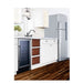 Summit 18" Wide Built-In Wine Cellar - built under kitchen counter