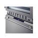 24" Wide Combination Dual-Zone Wine Cellar and 2-Drawer All-Freezer - control panel and lock details