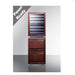 Summit 24" Wide Combination Dual-Zone Wine Cellar and 2-Drawer All-Refrigerator - panel ready