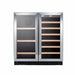 Summit 30" Wide Built-In Wine/Beverage Center - front view