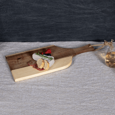 Toscana Artisan 18 Acacia Charcuterie Board - Perfect for slicing some cheese and meat