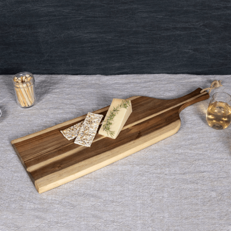 Toscana Artisan 24 Acacia Charcuterie Board - Perfect for cutting cheese