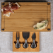 Toscana Concerto Glass Top Cheese Cutting Board & Tools Set - cheese and appetizers on board