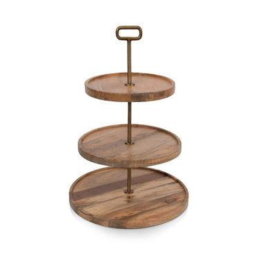 Toscana Tapas 3 Tier Serving Tray - front view