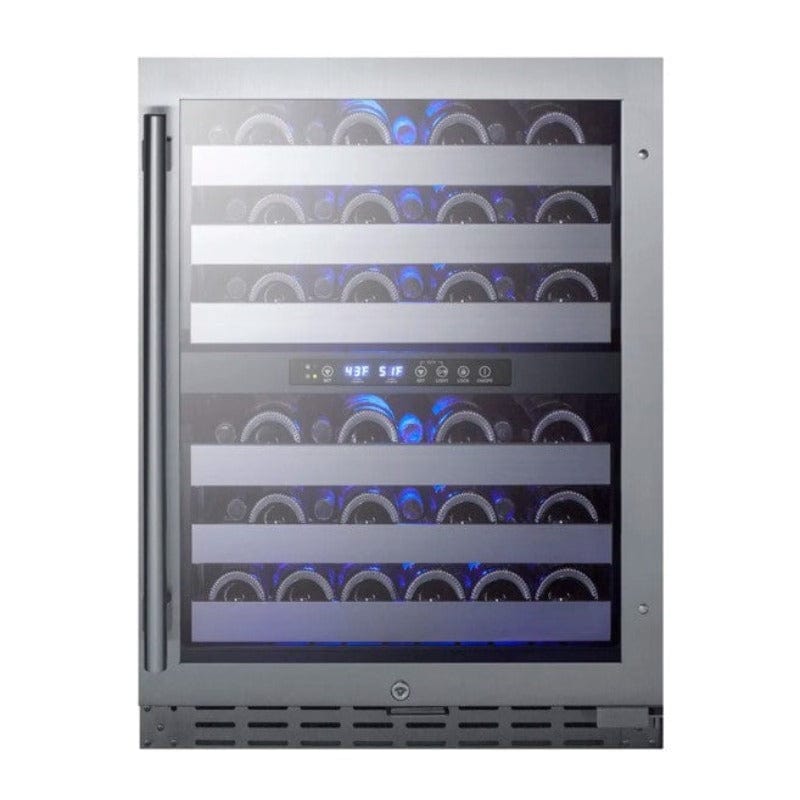 ummit 24" Wide Built-In Wine Cellar, ADA Compliant - front view